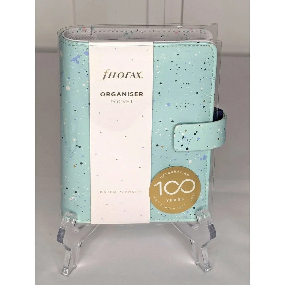 Filofax Pocket Patterns Organizer - Expressions, Mint, Multilingual, 2024 NEW